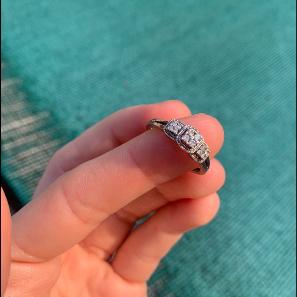 Zales sterling silver ring